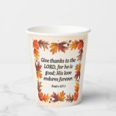 感謝ハート紙カップ 紙コップ (裏面)