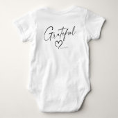 感謝ハート |インクスクミニマルリプト ベビーボディスーツ (裏面)