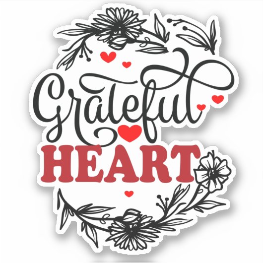 感謝ハート シール (正面)