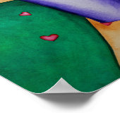 感謝ハート ポスター (角)