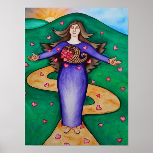 感謝ハート ポスター (正面)