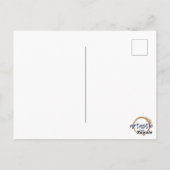 「感謝ハート」引用文はがき ポストカード (裏面)