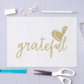 感謝ハート 薄葉紙 (クラフト)