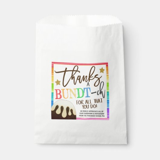 感謝バンドケーキトリートお気に入りバッグ フェイバーバッグ (正面)