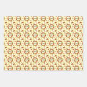 感謝パターン ラッピングペーパーシート (正面2)