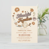 感謝パンプキンパイ感謝ディナー 招待状 (スタンド正面)