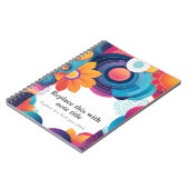 感謝パーソナライズされた手帳 ノートブック (左側)