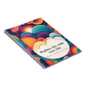 感謝パーソナライズされた手帳 ノートブック (右側)