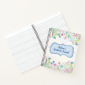 感謝パーソナライズされた日記 ノートブック (内部)