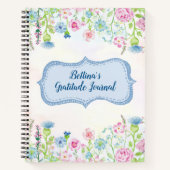 感謝パーソナライズされた日記 ノートブック (正面)