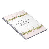 感謝パーソナライズされた日記 ノートブック (右側)