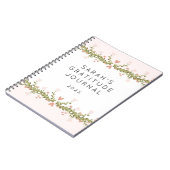 感謝パーソナライズされた日記 ノートブック (左側)