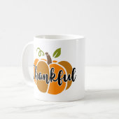 感謝パーソナライズされた コーヒーマグカップ (正面左)