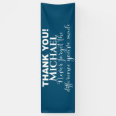 感謝パーソナライズされた 横断幕 (縦)