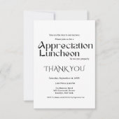 感謝パーティーモダン感謝パーティー 招待状 (正面)