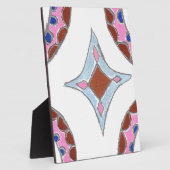 感謝ピースラブユナイマンダラアートプリント フォトプラーク (側面)