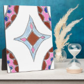 感謝ピースラブユナイマンダラアートプリント フォトプラーク (側面)