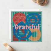 感謝フラットノートカード ノートカード (正面/裏面インサイチュ)