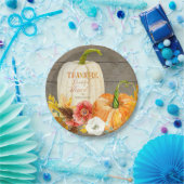 感謝フルグレートフ賛美ルウッドファームハウス ペーパープレート (パーティー)