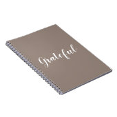 感謝ベージュカスタムゲリゲ文字かわいい ノートブック (右側)