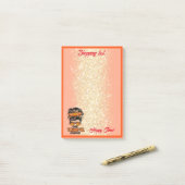 感謝ママ秋カスタマイズの文字と色 ポストイット (デスク上)