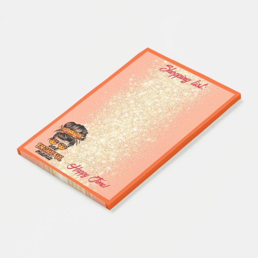 感謝ママ秋カスタマイズの文字と色 ポストイット (アングル)