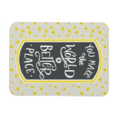 感謝メッセージ3" x 4"フレキシブル写真磁石 マグネット (横)