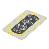 感謝メッセージ3" x 4"フレキシブル写真磁石 マグネット (左側)