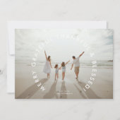 感謝メリー感謝とフ賛美ラフ5枚の写真 シーズンカード (正面)