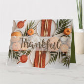 感謝モダンお洒落感謝表 カード (正面)