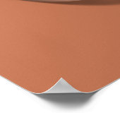 感謝モダンのフローラ水滴 ポスター (角)