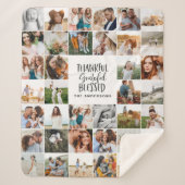 感謝モダンの賛美数々の写真の脚本 シェルパブランケット (正面)