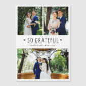 感謝モダン写真結婚ありがとう (正面)