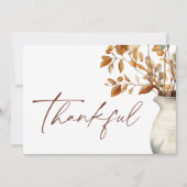 感謝モダン感謝エレガント シーズンカード (正面)