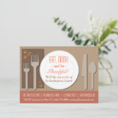 感謝モダン祭のディナーパーティー 招待状 (スタンド正面)