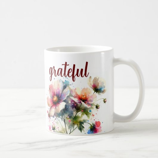 感謝モダン コーヒーマグカップ (右)