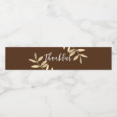 感謝モダン ペットボトルラベル (シングルラベル)