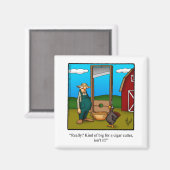 感謝ユーモア「シガーカッター」マグネットギフト マグネット (正面/裏面)