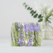 感謝ラベンダーフローラポストカード ポストカード (スタンド正面)