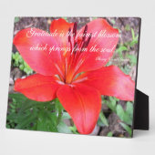 感謝リリー フォトプラーク (側面)