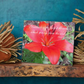 感謝リリー フォトプラーク (側面)