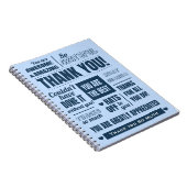 感謝ワードアート ノートブック (右側)