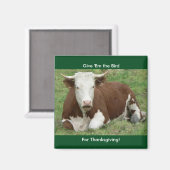 感謝与えのマグネットの鳥よ マグネット (正面/裏面)