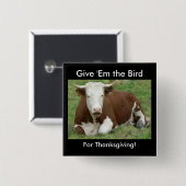 感謝与えの気持ちでね 缶バッジ (正面&裏面)