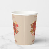 感謝与えの気持ちで 紙コップ (右)