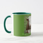 感謝与えの気持ちを持って来た鳥よ! マグカップ (左)