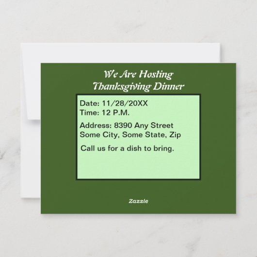 感謝与えの気持ちを持って来た鳥よ!ZSSG,休日 シーズンカード (裏面)