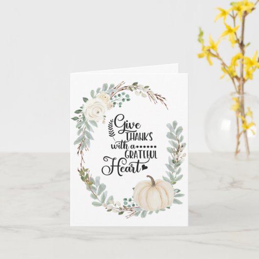 感謝与え感謝していのハートとともに カード (黄色い花)