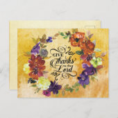 感謝与え感謝していの気持ち ポストカード (正面/裏面)