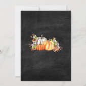 感謝与え感謝してい祭ディナー招待状 招待状 (裏面)